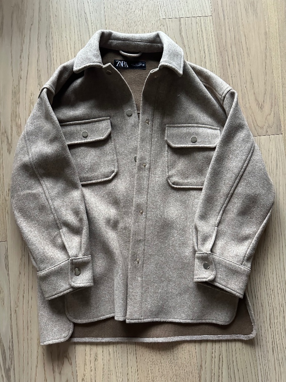 Zara Soft Button Down Jacket